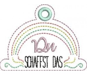 Alles wird gut FREEBIE 3 - Anhänger ITH - Du schaffst das - Mutmacher